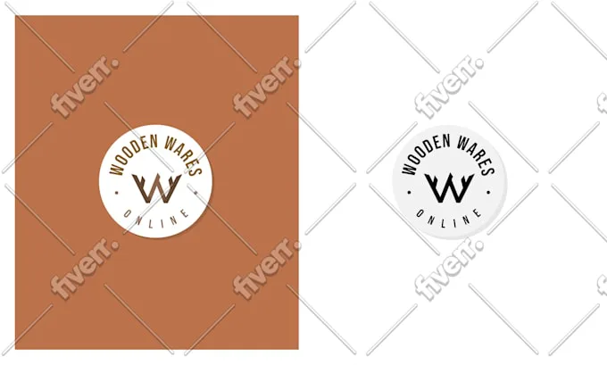 Minimalist logo - Wooden Wares Online